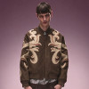 Custom Men  Bomber Jacket | Men's Varsity Baseball Jacket | Appliqué Patchwork Retro Jacket