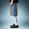 Custom Plaid Elastic Waist Gym Shorts | Stripe Pleated Casual Shorts | Streetwear Shorts Manufacturer