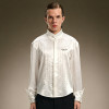 Custom Luxury Shirt | Rhinestone Oversized Streetwear Blouse | Embroidery Flare Cuff Shirt