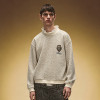 Jacquard Textured Knit Hoodie | Crew Neck Embroidered Sweatshirt | Streetwear Hoodie Manufacturer