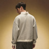 Jacquard Textured Knit Hoodie | Crew Neck Embroidered Sweatshirt | Streetwear Hoodie Manufacturer