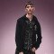 Custom Washed Velvet Fleece Hoodie | Oversized Zip Up Hoodie For Men | Patchwork Embroidery Sweatshirt