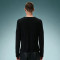 Custom Cotton Slim Fit T-shirt | Lightweight Long Sleeve T-shirt | Panel Spliced Snap Placket Gothic Tee