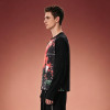Custom Men's Long Sleeve Digital Print Tee | Thick Cotton Designer T-shirt | Men's  Y2K Streetwear Tee