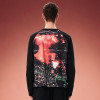Custom Men's Long Sleeve Digital Print Tee | Thick Cotton Designer T-shirt | Men's  Y2K Streetwear Tee