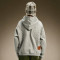 Custom Embossed Print Oversized Hoodie | 100% Cotton Streetwear Sweatshirt | Drop Shoulder Casual Hoodie