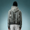 Custom Screen Print Hoodie | Vintage Acid Wash Zip Up Hoodie | Crop Fit Streetwear Hoodie