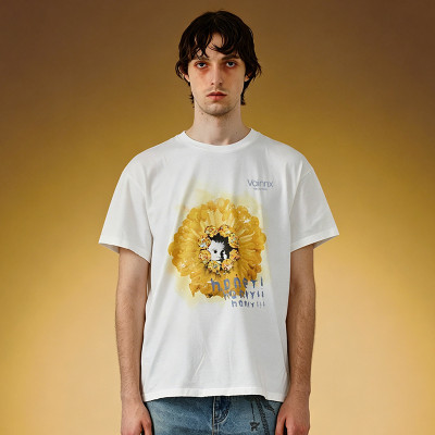 Custom Digital Printed T-Shirt | 100% Cotton Short Sleeve Tee | Drop Shoulder Loose Fit Casual T-shirt