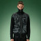 Custom Graphic Jacquard Full Zip Sweater | Streetwear Cardigan Sweater | Turtleneck Wool Men's Knit Jacket