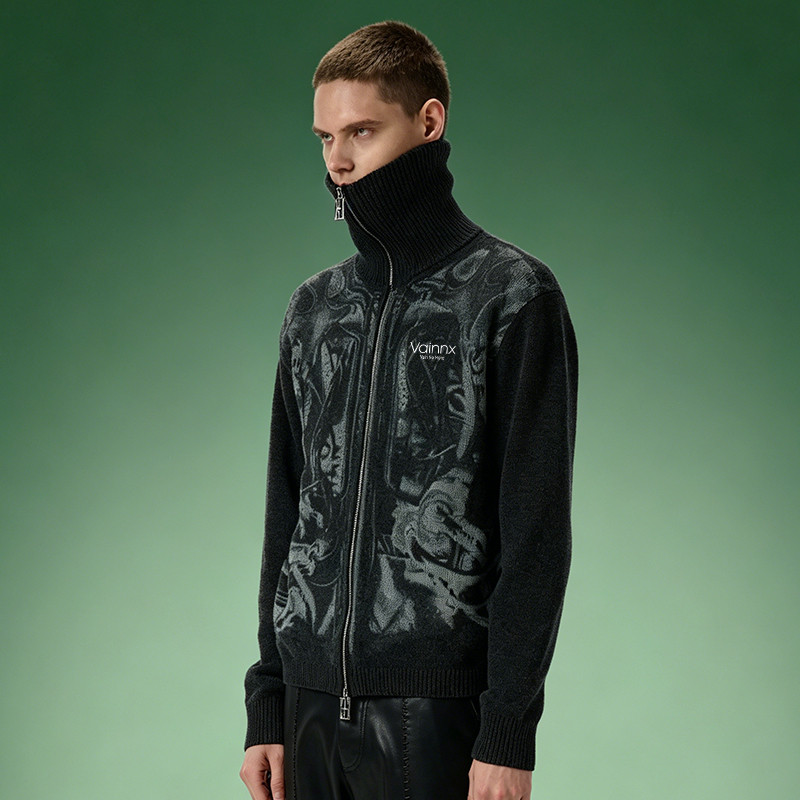 Streetwear Cardigan Sweater