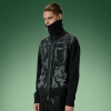 Custom Graphic Jacquard Full Zip Sweater | Streetwear Cardigan Sweater | Turtleneck Wool Men's Knit Jacket