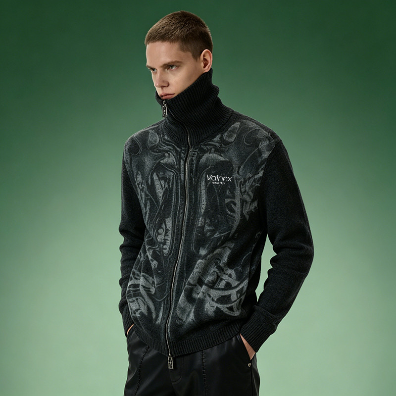 Custom Full Zip Sweater