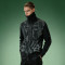 Custom Graphic Jacquard Full Zip Sweater | Streetwear Cardigan Sweater | Turtleneck Wool Men's Knit Jacket