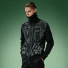 Custom Graphic Jacquard Full Zip Sweater | Streetwear Cardigan Sweater | Turtleneck Wool Men's Knit Jacket
