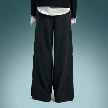 OEM ODM Custom Logo Luxury Streetwear Pants | High Quality Baggy Pants | Wide Leg Suit Pants