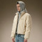 Custom Corduroy Channel Quilt Padded Jacket | Cropped Zip Up Stand Collar Coat | Zip Up Bomber Jacket