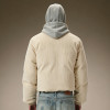 Custom Corduroy Channel Quilt Padded Jacket | Cropped Zip Up Stand Collar Coat | Zip Up Bomber Jacket