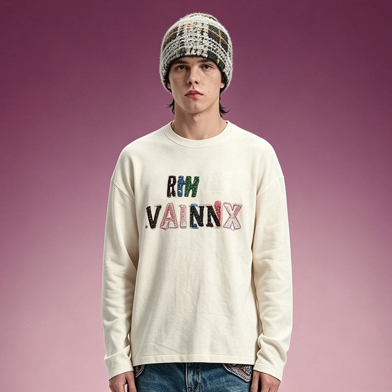Custom Letter Print T-shirt