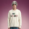 Custom Letter Print T-shirt | Oversized Crew Neck Long Sleeve Tee | 100% Cotton Heavyweight T-shirt