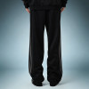Custom Stripe Elastic Waist Pants | Wide Leg Jogger Pants | Wrinkle Resistant Quick Dry Pants