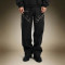 Custom Streetwear Washed Jeans | Straight Leg Denim Pants | Rhinestone Embroidery Jeans