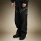 Custom Streetwear Washed Jeans | Straight Leg Denim Pants | Rhinestone Embroidery Jeans