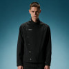 Custom Mandarin Collar Jacket | Asymmetric Diagonal Metal Button Jacket | Stand Collar Jacket