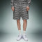 Custom Casual Sports Shorts | Men's Stripe Knee Length Shorts | Drawstring Waist Cotton Shorts