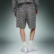 Custom Casual Sports Shorts | Men's Stripe Knee Length Shorts | Drawstring Waist Cotton Shorts