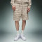 Custom Casual Sports Shorts | Men's Stripe Knee Length Shorts | Drawstring Waist Cotton Shorts