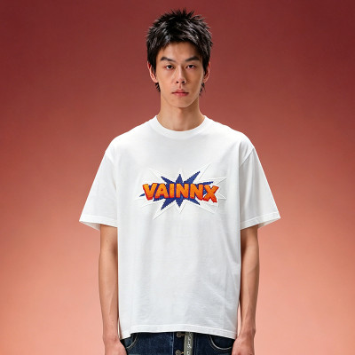 Custom Digital Print T shirt | Vintage Streetwear Short Sleeve Tee | Oversize 250GSM Cotton T-shirt