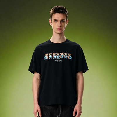 Custom Graphic Printed T-Shirt | 100% Cotton Short Sleeve Tee | Drop Shoulder Oversized Casual T-shirt
