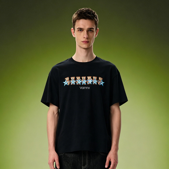 Custom Graphic Printed T-Shirt | 100% Cotton Short Sleeve Tee | Drop Shoulder Oversized Casual T-shirt