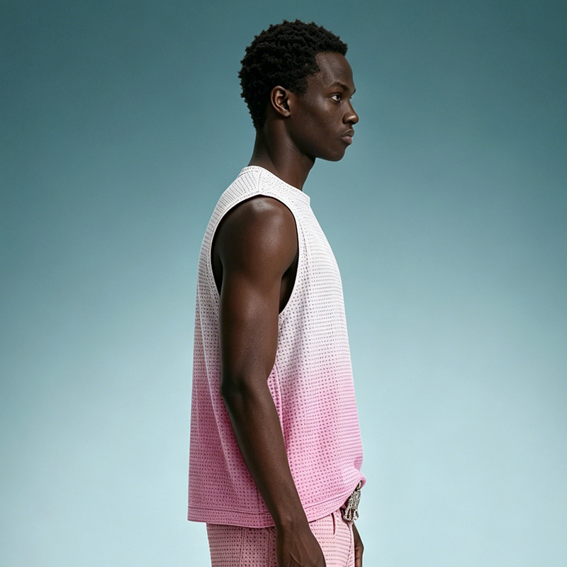 Gradient  Sleeveless Tee