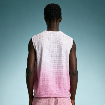 Custom Lightweight Breathable T-shirt | Rhinestone Sleeveless Tee | Gradient Streetwear Sleeveless Tee