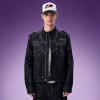 Custom Washed Vintage Denim Jacket | Streetwear Cropped Jacket | Stand Collar Men's Casual Zip Jacket