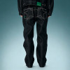 Custom Acid Wash Stripe Jeans | Straight Leg Denim Jeans | Streetwear Apparel Manufacturer
