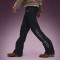 OEM ODM Custom Logo Jeans | Straight Leg Rhinestone Embroidery Pants | Designer Streetwear Jeans