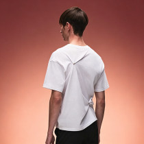 Custom Artistic Asymmetrical Tee | High Quality T-shirt Manufacturer | Designer Streetwear Short Sleeve Tee