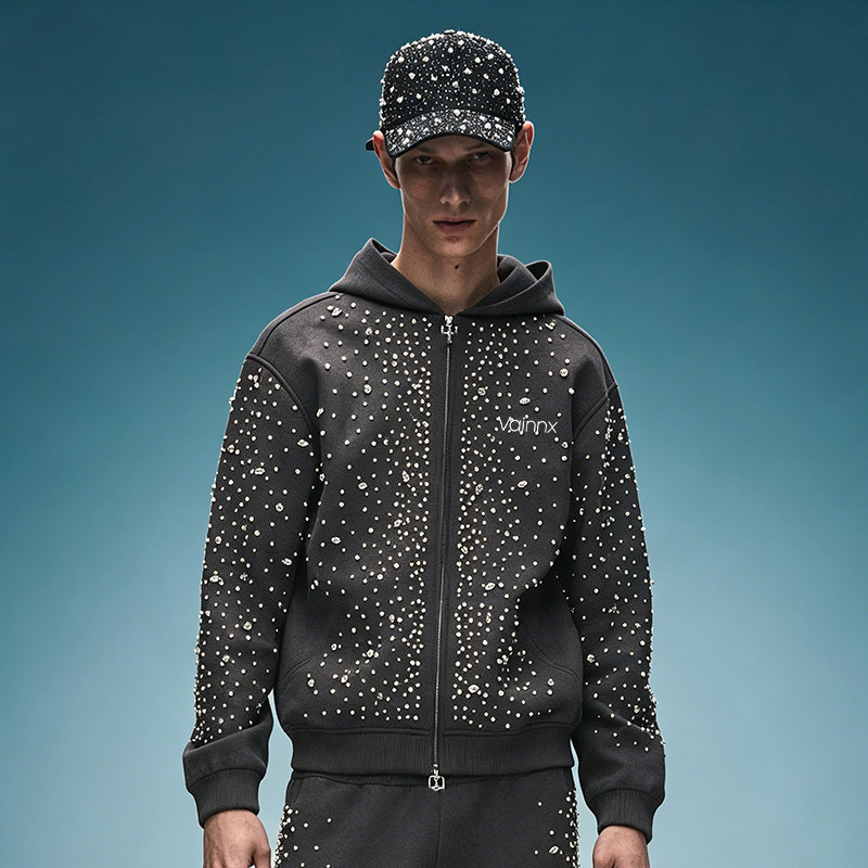 Custom Oversized Zipper Sweatshirt