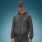 Custom Oversized Zipper Sweatshirt | Vintage Acid Wash Hoodie | Y2K Hip Hop Rhinestone Hoodie