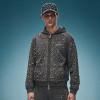Custom Oversized Zipper Sweatshirt | Vintage Acid Wash Hoodie | Y2K Hip Hop Rhinestone Hoodie