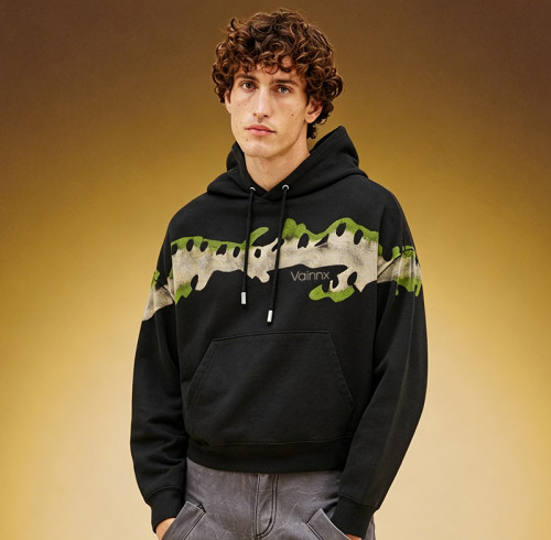 OEM ODM Custom DTG Print Hoodie | Boxy Cropped Hoodie | Anti-Pilling Cotton Fleece Pullover Hoodie