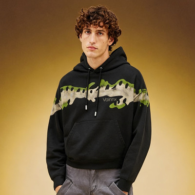 OEM ODM Custom DTG Print Hoodie | Boxy Cropped Hoodie | Anti-Pilling Cotton Fleece Pullover Hoodie