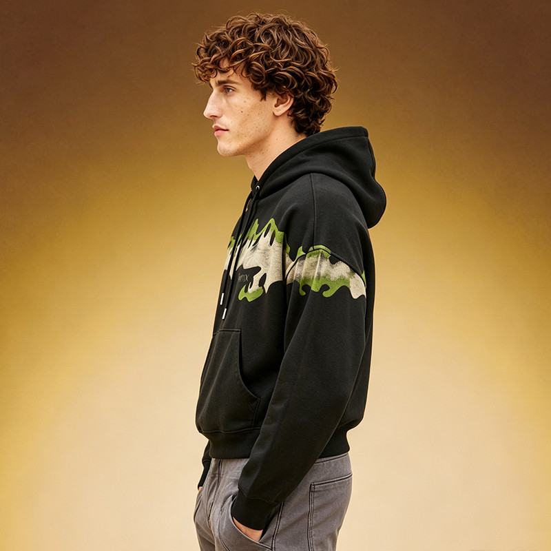 Boxy Cropped Hoodie