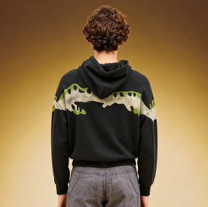 OEM ODM Custom DTG Print Hoodie | Boxy Cropped Hoodie | Anti-Pilling Cotton Fleece Pullover Hoodie