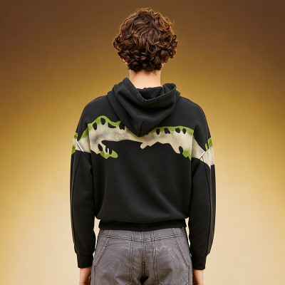OEM ODM Custom DTG Print Hoodie | Boxy Cropped Hoodie | Anti-Pilling Cotton Fleece Pullover Hoodie
