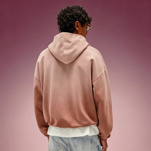 Custom Streetwear Zipper Hoodie | Boxy Heavyweight Sun Fade Hoodie | 100% Cotton Screen Print Hoodie