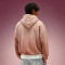 Custom Streetwear Zipper Hoodie | Boxy Heavyweight Sun Fade Hoodie | 100% Cotton Screen Print Hoodie