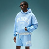 Custom Letter Logo Print Tracksuit | Oversized Hoodie Mesh Sport Short Set | Organic Cotton Sweatsuit